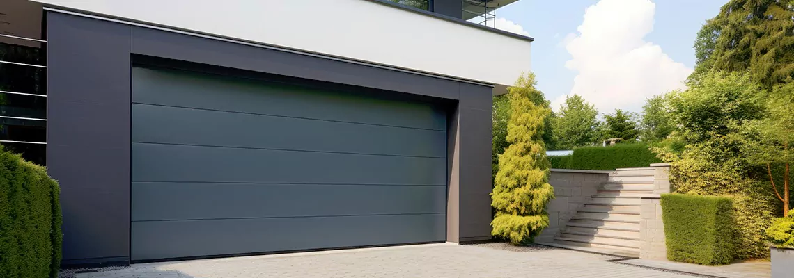 Haas Galvanized Steel Garage Door in Vancouver, BC